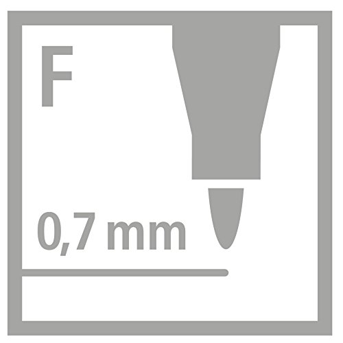 STABILO 842/4 Folienstift Pen F Etui 4er-Set - 5