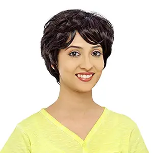 Papillon Chic NP | Hair Wigs for Women | Full Head | Natural Looking Artificial Hair | Stylish Wig for Girls & Ladies | Wig for Cancer Patient | Heat Friendly Synthetic Fiber | Easy Wear | Fashion Wig