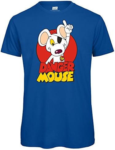 Danger MouseCharacter Mens T-Shirt (Royal Blue, 2XL)