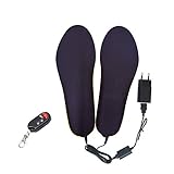 beheizbare einlegesohlen thermosohlen mit zwei warmstufen 3 Heizstufen für individuelle Nutzungsdauer/Wärmedauer: Hoch-Modus ca. 3-4 Std. - Mittel-Modus ca. 4-5 Std. - Niedrig-Modus ca. 6-7 Std.