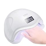 ·【48 W con 24 Perlas LED sin Espacio Vacío】 Lámpara de uña de gran vatio de 48W proporciona la seca de uñas muy rápida y fácil. Además la distribución de 24 cuentas de lámparas colocadas estratégicamente por todos rincones evita perfectamente el calentamiento desigual de las uñas, y por supuesto lo alivia del dolor al curar geles.