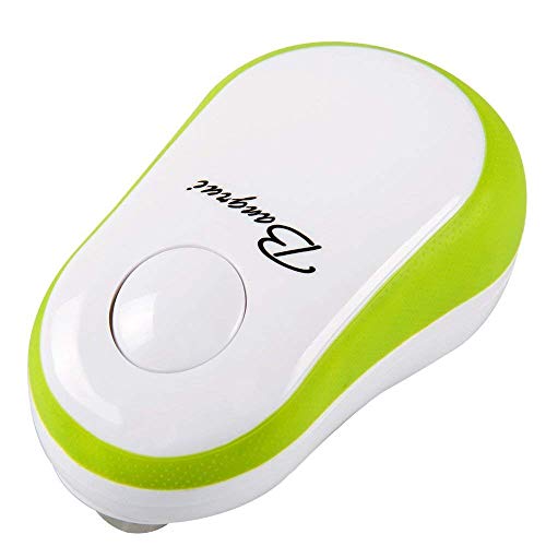 BangRui Abrelatas eléctrico, abrelatas de Cocina, los Bordes Son ordenados y Lisos. Parada automática Inteligente, abrelatas, abrelatas para restaurantes. ¡La Mejor opción! (Verde)