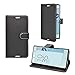 Price comparison product image SONY XPERIA X COMPACT BLACK PLAIN PU LEATHER WALLET FLIP CASE COVER FROM GADGET BOXX