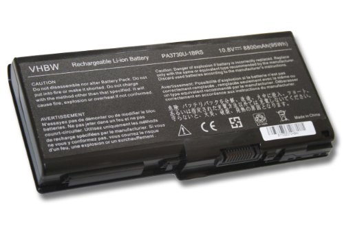 vhbw Akku 8800mAh (10.8V) Notebook Laptop Toshiba Dynabook Qosmio, Satellite wie PA3729U-1BAS PA3729U-1BRS PA3730 PA3730U-1BAS PA3730U-1BRS PABAS207.