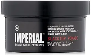 Imperial Barber Grade Products Blacktop Pomade, 6 Oz