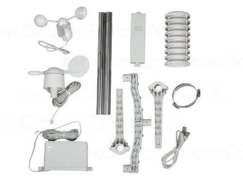 Velleman 406062 Funk-Wetterstation WS1080, Touch-Screen mit Zubehör, 233 mm x 145 mm x 33 mm Maße - 4