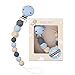 Produktbild TYRY.HU Dummy Clip Baby Schnuller Clips Silikon Beißring BPA Frei Soothie Schnuller Kette Halter Kautabletten Perlen Kinderkrankheiten Spielzeug Kinderkrankheiten Relief Schmerzen Dusche Geschenk