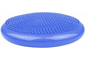 VR VETRINEINRETE Vetrineinrete® Cuscino per Equilibrio propriocettivo Gonfiabile 33 cm con rilievi per Fisioterapia Allenamento Postura Schiena