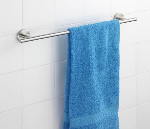 WENKO 19622100 Badetuchstange Uno Bosio, Edelstahl rostfrei, 60 x 5.5 x 7 cm, Matt - 3