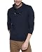 Campus Sutra Navy Blue Mens cotton Shawl Neck Sweatshirt RS.1139.00