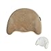 MITTAGONG Infant Anti Roll Headrest Support Memory Foam Baby Pillow,Coffee