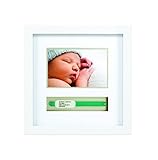 Pearhead 86013 i.d. Bracelet Frame Deluxe, Bilderrahmen zur Aufbewahrung des Geburtsarmbands, weiß