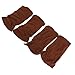 Frcolor Wig Caps Soft High Elastic Wig Caps Pack of 4, Dark Brown