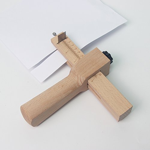 Wisamic Riemenschneider Leder Werkzeug mit Messer Leder Schneider DIY Haushaltsartikel - 7