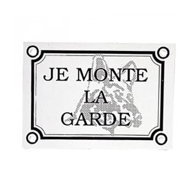 Zolux Plaque ``Je monte la garde``