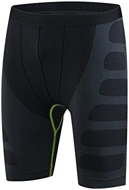 JUNQI Men Sports Bodybuilding Compression Jogging Running Fitness Thermal Tights Gym-Clothing Skins Sweatpants Training Active Shorts M-XXL