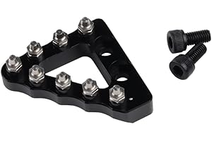 HEIGOAL Hinteres Fußbremspedal Stufenplatte Für Beta RR RRS 200 250 300 390 430 450 480 500 XTRAINER RR350-Black