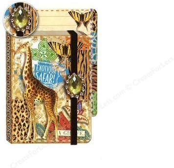 Punch Studio Journal Pocket Brooch Safari