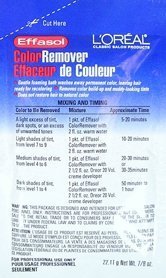 L'OREAL Effasol Color Remover 0.86oz/22.11g (Quantity: 1 Application)