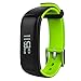 Produktbild Smart Band P1 / Sport - Fitness Armband mit Herzfrequenz und Pulsmesser / Activity watch Tracker / Uhr / Wasserdicht IP67 - GRÜN