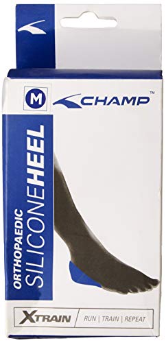 Champ C9AMS5004_CL-S Synthetic Champ Orthopaedic Silicon Heel (Clear)