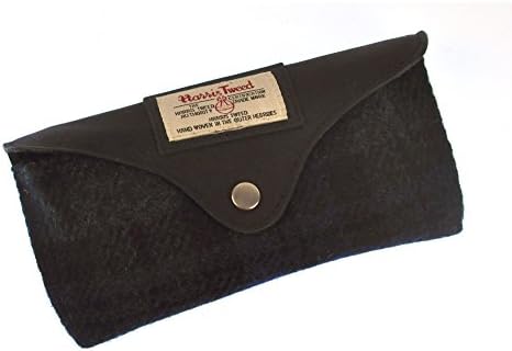 British Bag Co Blackwatch Harris Tweed Glasses Case
