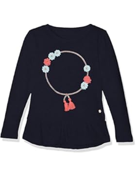 TOM TAILOR Mädchen Langarmshirt Longsleeve With Chiffon Flower