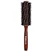 Price comparison product image Mokale Natural Boar Bristle Round Comb Hair Brush with Ergonomic Natural Wood Handle,2.2 Inch,Styling Essentials for Hair Drying, Styling, Curling