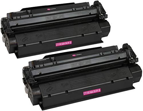2 INK INSPIRATION® Tóners compatibles para HP Laserjet 1000 1005 1200 1220 1300 3080 3300 3310 3320 3330 3380 Canon LBP-1210 LBP-558 | Reemplazo para HP C7115X & Q2613X & Canon EP-25 | 3500 páginas