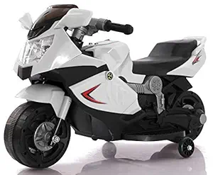 Toyhouse Mini Ninja Superbike Rechargeable Battery Operated Ride-on for Kids(2 to 3.5yrs),White