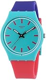 Swatch Unisex-Uhr Analog Quarz mit Plastikarmband – GG215