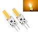 Produktbild 4x Sunix G4 LED COB Lampe Stiftsockel Birne Leuchtmittel Silica 12V Warmweiß 3W