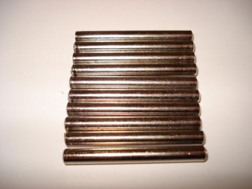 24 SHELF SUPPORT NICKEL PLATED BAR PINS STUDS PEG STEEL 5MM (SUKI)