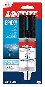 Loctite Epoxy Clear Multi-Purpose, 0.85-Fluid Ounce Syringe (1943587)