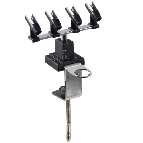 Agora-Tec® Airbrush Komplett-Set EXPERT XI.13, inkl. Kompressor mit 4 bar und 20l/min + 3 Airbrushpistolen mit 0,2 & 0,3 & 0,5 & 0,8mm Nadeln/Düsen + 3-fach Luftdruckverteiler + 4-fach-Halter + Clean-Pot + 3 Schläuche + Adapter - 7