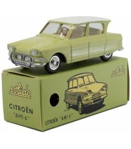 Solido S1001141 Citroën AMI 6 Toit Blanc 1961-1965 série 100