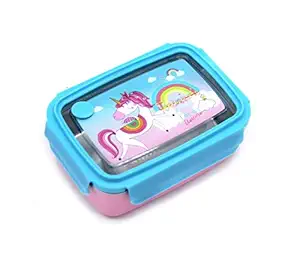 Trusmile Stainless Steel Lunch Box with Attractive Design Unicorn for Kids (800ML)