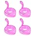 Produktbild Welecom Mini Pink Flamingo Schwimmend Aufblasbarer Getränkehalter Whirlpool Badewanne Urlaubspackung à 4 St.