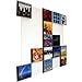 Produktbild CD-Wall CD-Regal/Farbige Design CD-Wand/CD Wanddisplay/CD Wandregal/CD Wandhalter/CD Halter Square 5x5 Farbe: signalweiß für 25CDs zur sichtbaren Präsentation Ihrer Lieblings Cover an der Wand