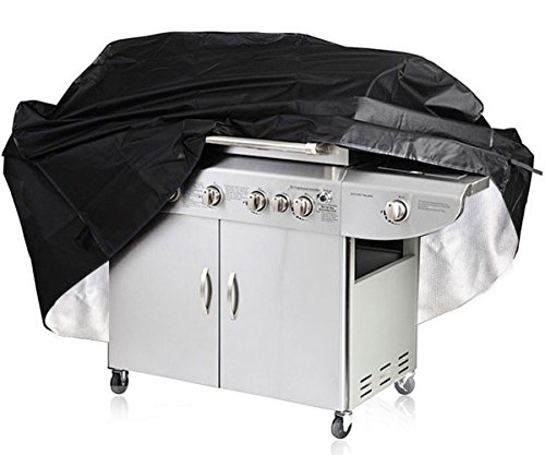Aidonger BBQ Abdeckhaube Ideal für Gasgrill Wetterschutzhülle (170 * 117 * 61cm, Schwarz)
