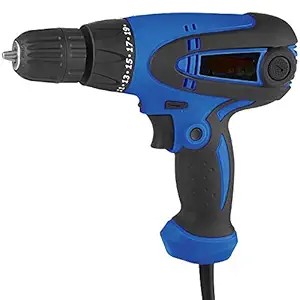 Shoppingekart Screwdriver drill machine reverse forward torque adjustable 10mm drilling gun KM-105-(10 mm/350W/750 Rpm/230v/Multicolor/Plastic)