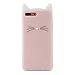 Produktbild iphone 5 Handyhülle ,Dewanxin süß Karikatur Bärtige Katze Silikon Hülle,Stoßfest Tasche Telefon-Kasten Handytasche Holster Hüllen & Cases Ultra Dünne Rundum-schutz Kratzfeste Silikon Hülle Bumper Kratzfeste Scratch-Resistant Schale Protective Skin Handyhülle Stoßfest Tasche Rückseite Schutz Etui Protective Case Cover (iphone 5 Handyhülle, Transparente Farbe)
