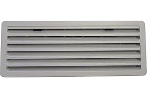 Thetford Griglia di ventilazione piccola, colore bianco