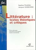 Littérature : textes théoriques et critiques