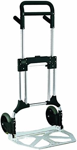 Safetool Handling Telescopic Aluminium Folding Sack Truck 200Kg Capacity 590 x 390 mm – Black