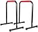 SportPlus Fitness Rack Pro, Höhe 70 cm, für Dips, Beinlifts, Liegestütze und mehr, Benutzergewicht bis 120 kg, Sicherheit geprüft nach EN ISO 20957-1, EN 957-2, schwarz