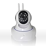 Auto Safety 720P 1.0 Megapixel P2P IP WiFi Videokamera IR Nachtüberwachung 1.0Mp und Motion Detection HD Auflösung (1280 * 720P) Home Security Kamera Baby Monitor – EU Stecker [Dual Antenne] - 7