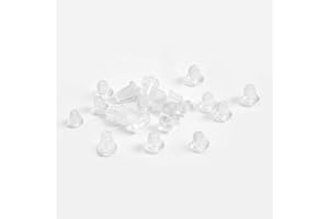 Lot De 200 Fermoirs De Boucles D’oreilles En Silicone - Transparents, Hypoallergéniques - Pour Remplacer Ou Créer Des Boucles