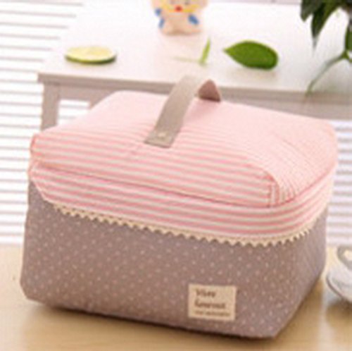 La vogue Rosa Organizer Kulturbeutel Toiletbag Kosmetiktäschchen Schminktasche Kulturtaschen - 2