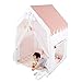 Produktbild Laufgitter Rosa Tipi Prinzessin Zelt Mädchen Große Spielhaus Kinder Schloss Spielzelt Für Kinder Indoor Und Outdoor Spiele, 100x100x140 cm